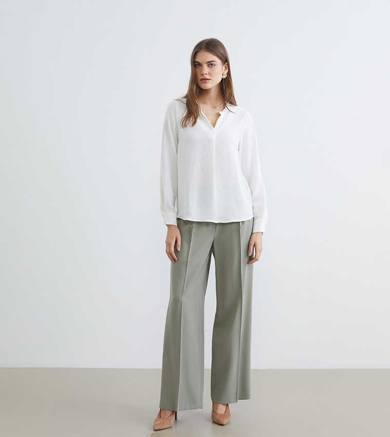 اٍل سي واي كيكي  توبات كاجوال  - بيج Casual Tops