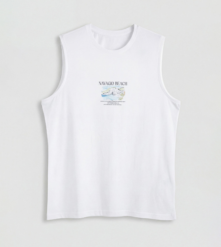 LC Waikiki  T-Shirts & Vests - White T-Shirts & Vests