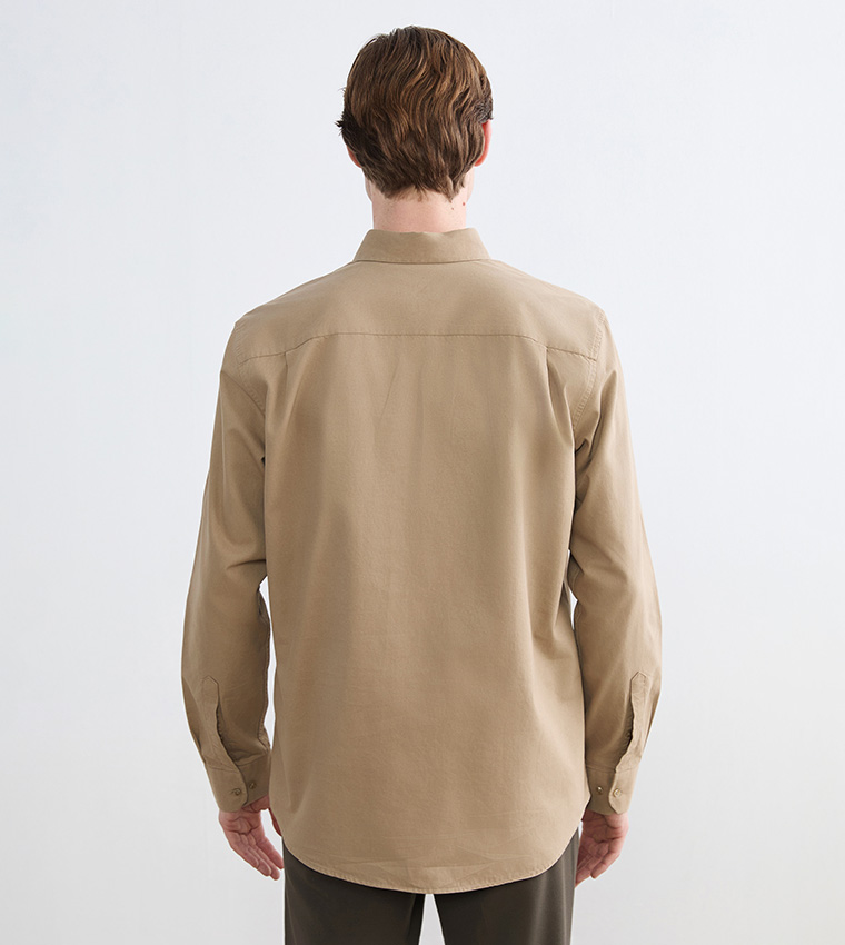 قميص غبردين بكم طويل 