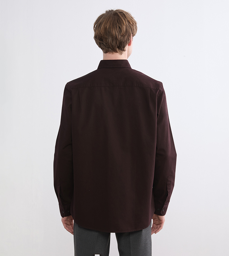 قميص غبردين بكم طويل 