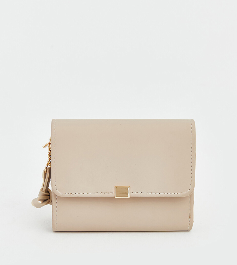 Solid Tri-Fold Wallet