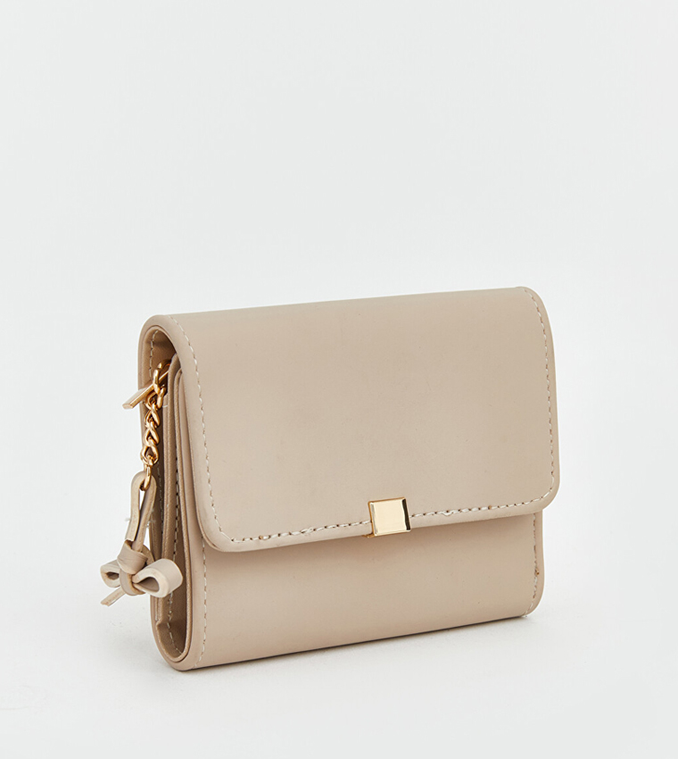 Solid Tri-Fold Wallet