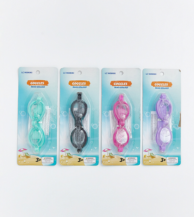Solid Swim Goggles - Assorted