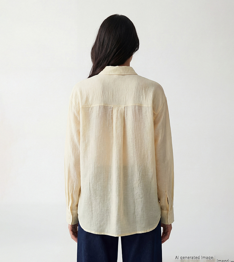 اٍل سي واي كيكي  قمصان - بيج Casual Tops