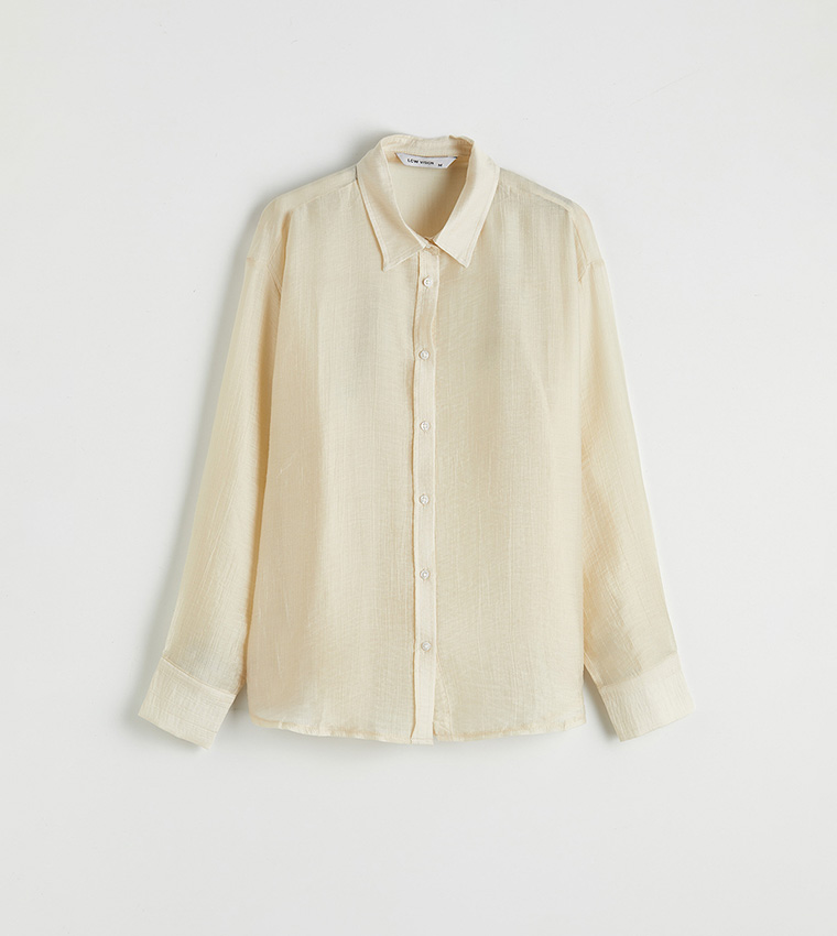 اٍل سي واي كيكي  قمصان - بيج Casual Tops
