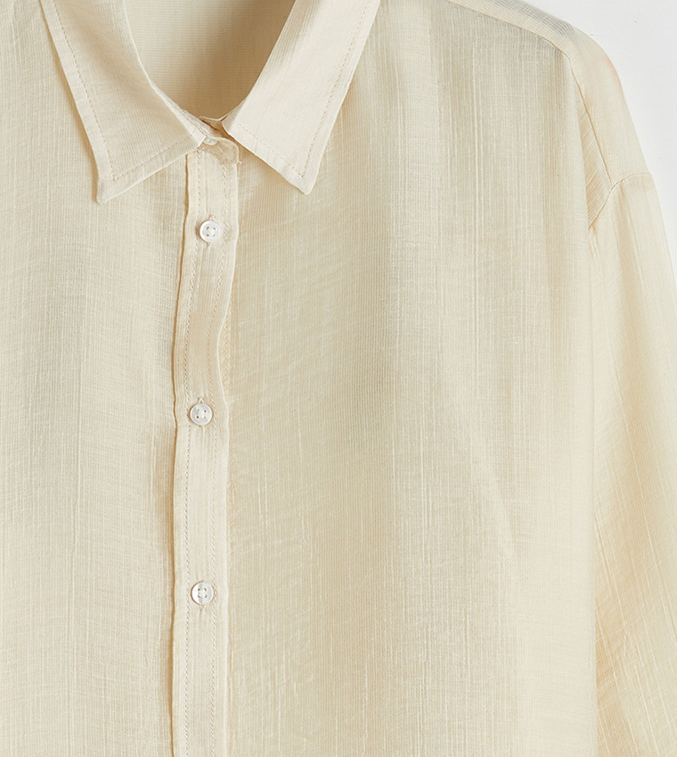 اٍل سي واي كيكي  قمصان - بيج Casual Tops