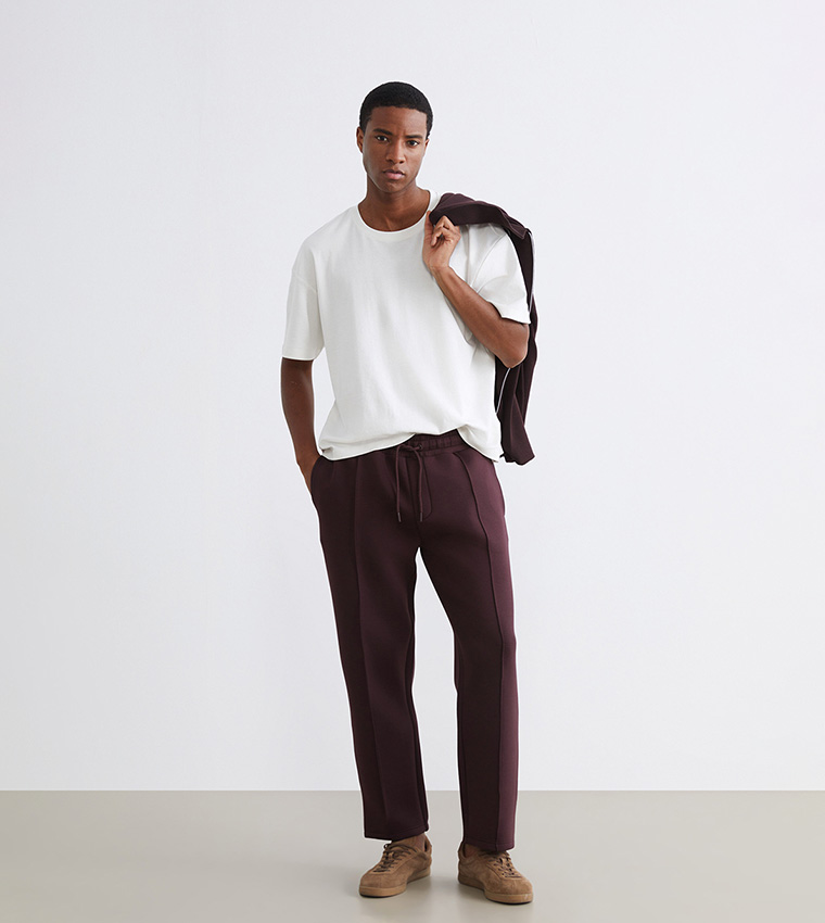 Seam Detail Relaxed Fit Sweatpants