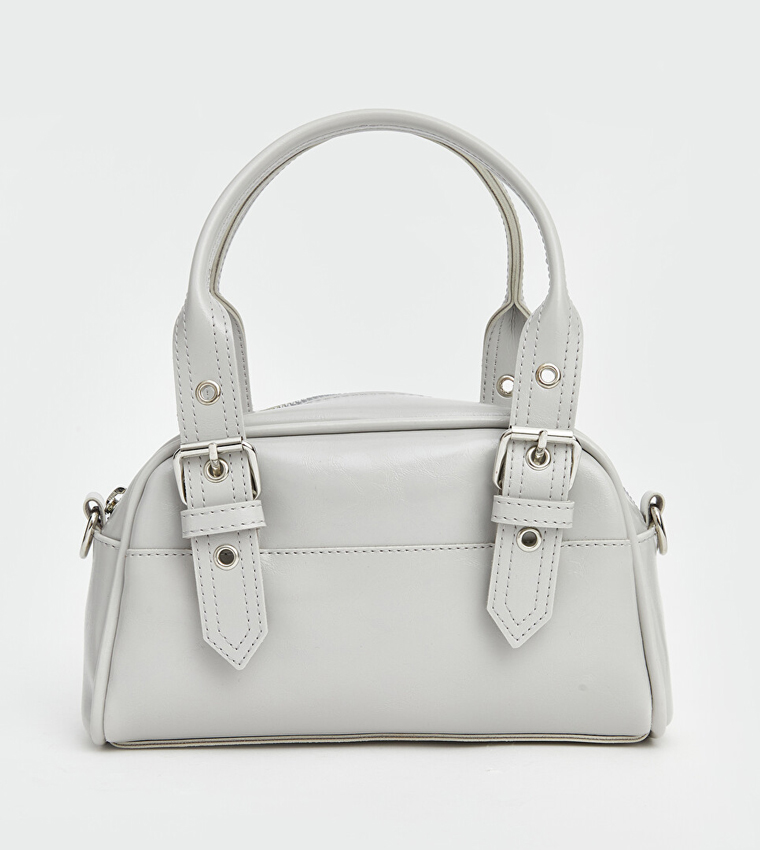 Solid Zip Handheld Bag