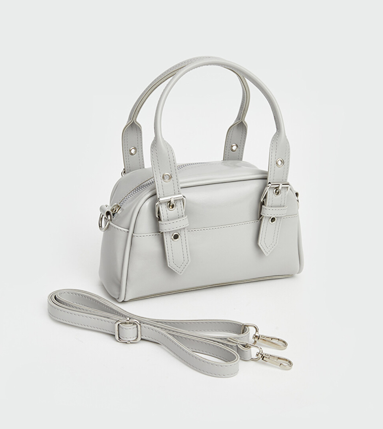 Solid Zip Handheld Bag