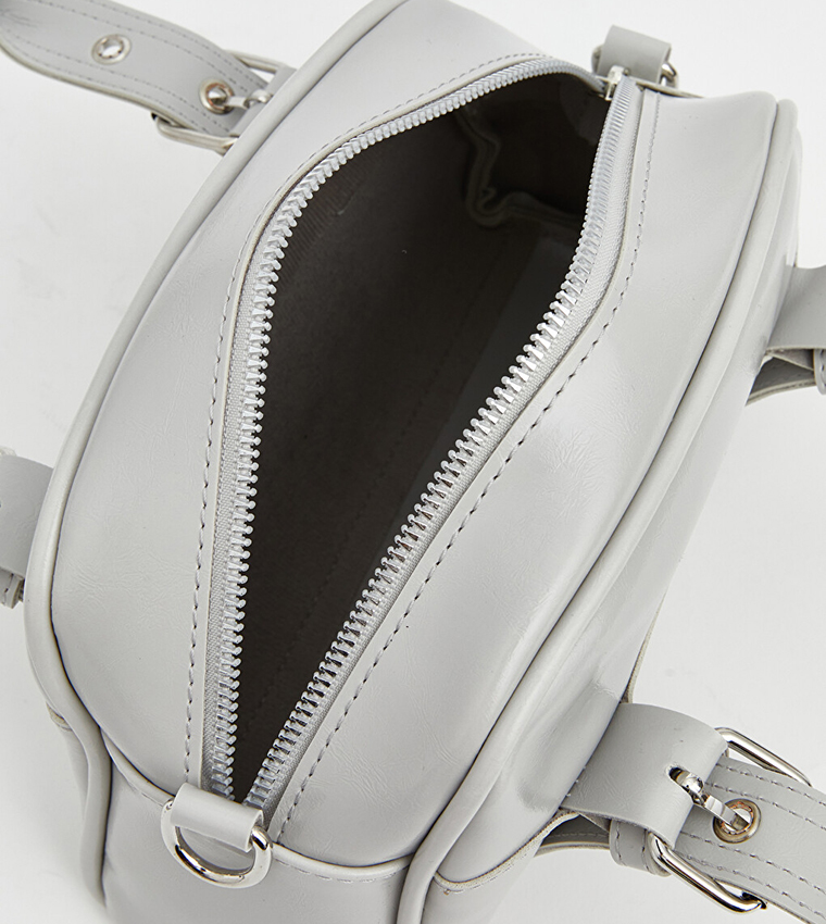 Solid Zip Handheld Bag