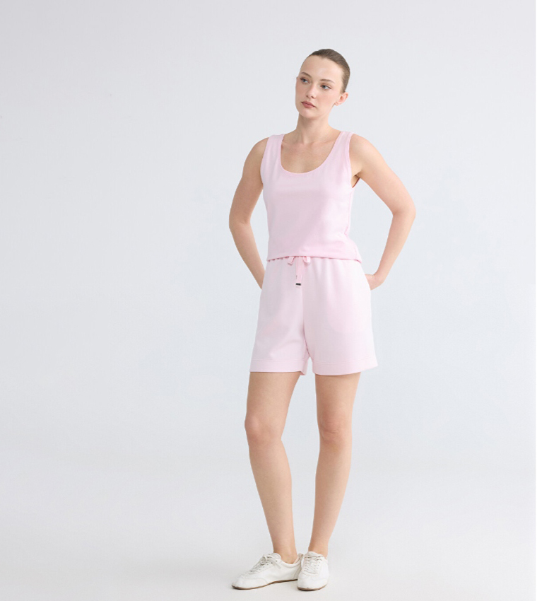 اٍل سي واي كيكي  توبات بلا أكمام  - وردي Sleeveless Tops