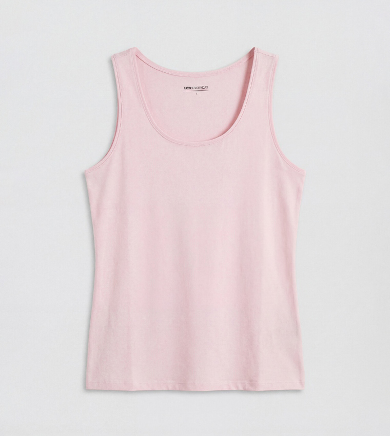 اٍل سي واي كيكي  توبات بلا أكمام  - وردي Sleeveless Tops