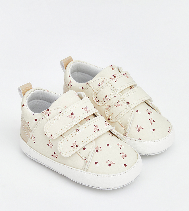 سنيكرز أطفال قبل المشي بحزام فليكرو 