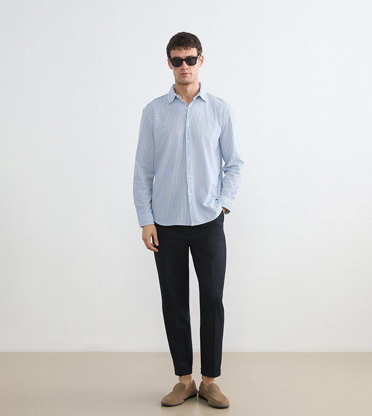 Striped Long Sleeves Casual Shirt
