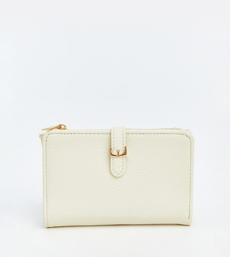 Solid Zip Mini Wallet