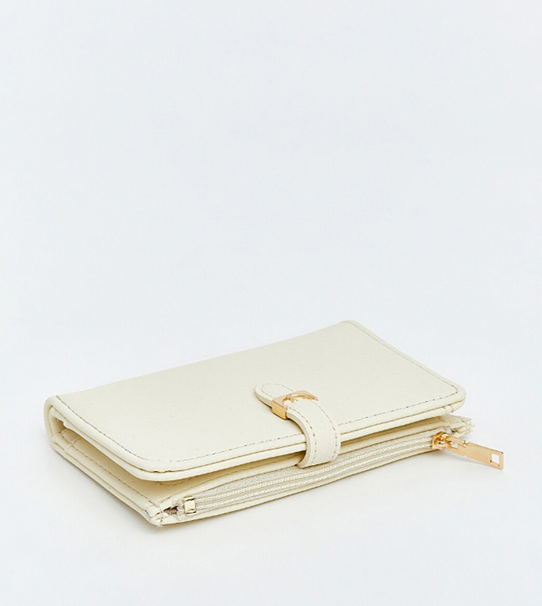 Solid Zip Mini Wallet