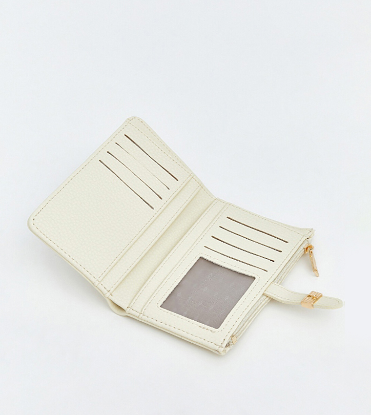 Solid Zip Mini Wallet