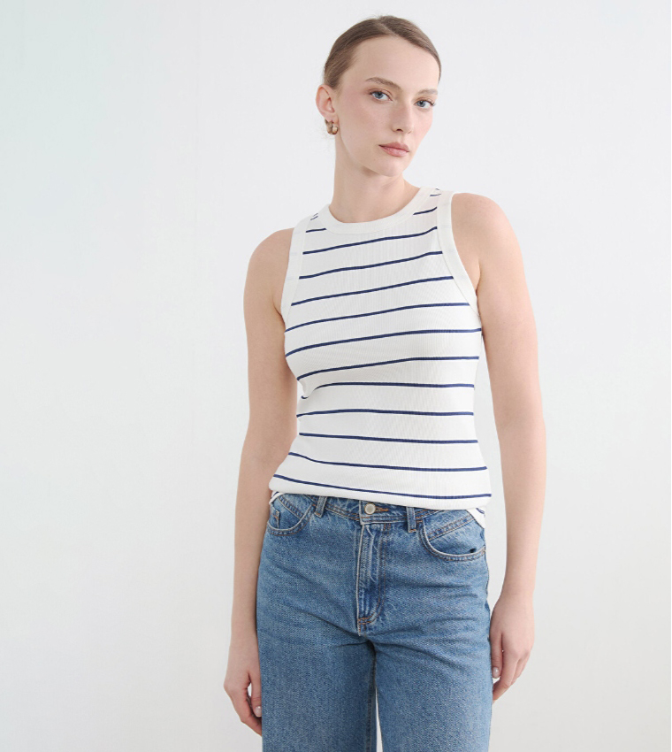 LC Waikiki  Sleeveless Tops - Blue Sleeveless Tops