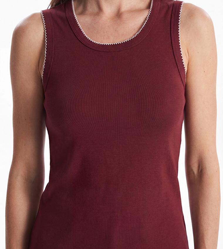 اٍل سي واي كيكي  توبات بلا أكمام  - أحمر  Sleeveless Tops