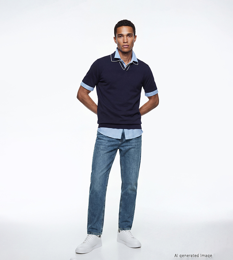 720 Washed Mid Rise Dad Fit Jeans