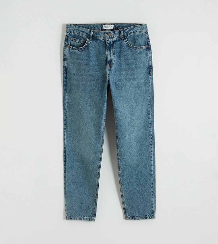 720 Washed Mid Rise Dad Fit Jeans