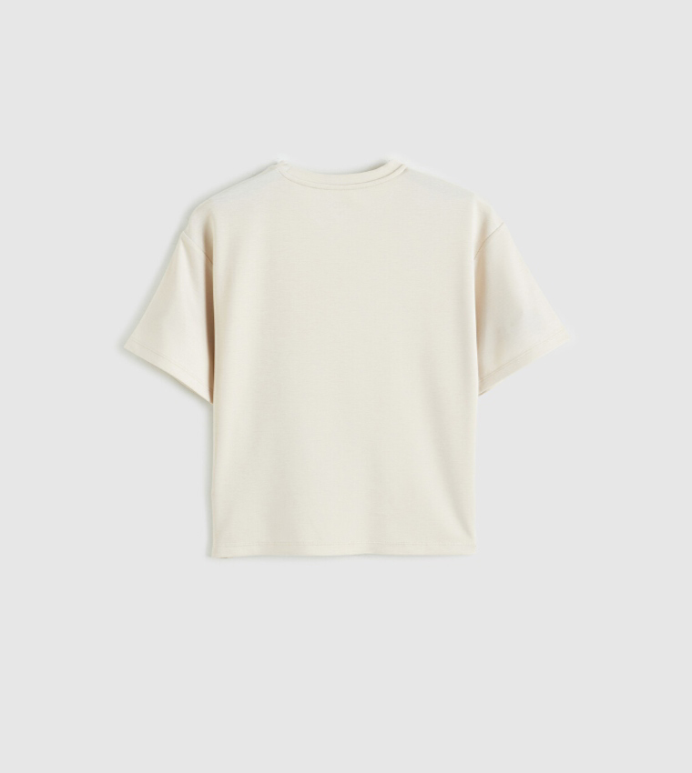 Solid Crew Neck Oversized T-Shirt