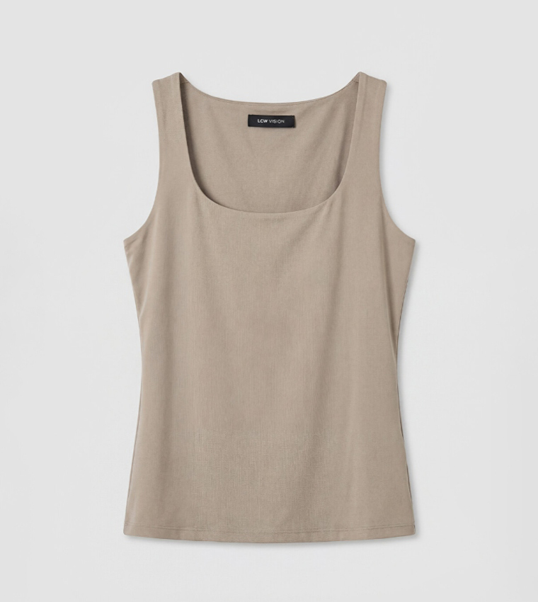 LC Waikiki  Sleeveless Tops - Grey Sleeveless Tops
