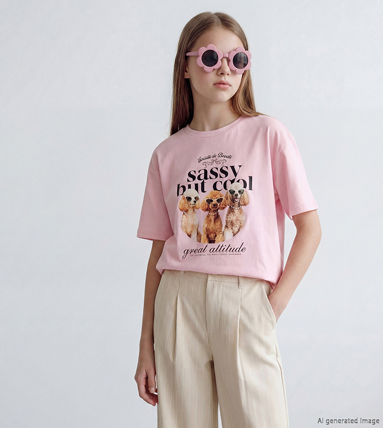 Printed Short Sleeves T-Shirt
