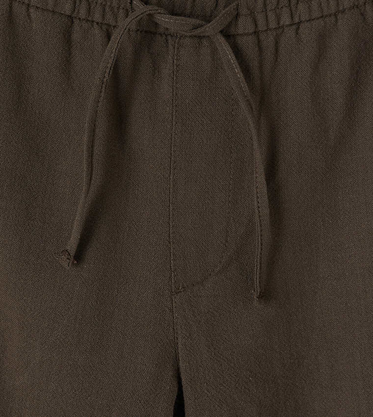 Solid Regular Fit Trousers