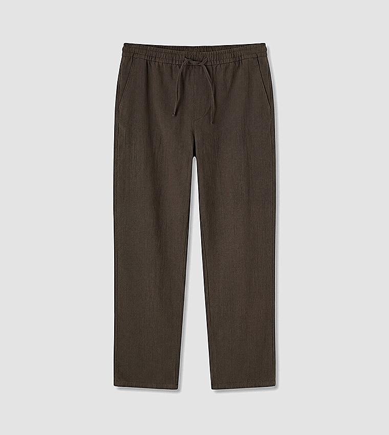 Solid Regular Fit Trousers