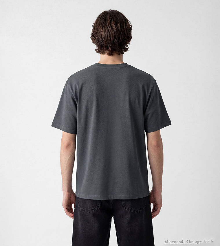 Embroidered Crew Neck T-Shirt