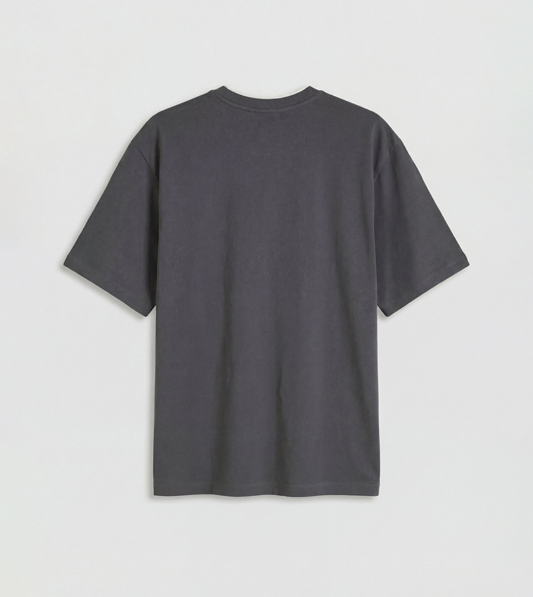 Embroidered Crew Neck T-Shirt