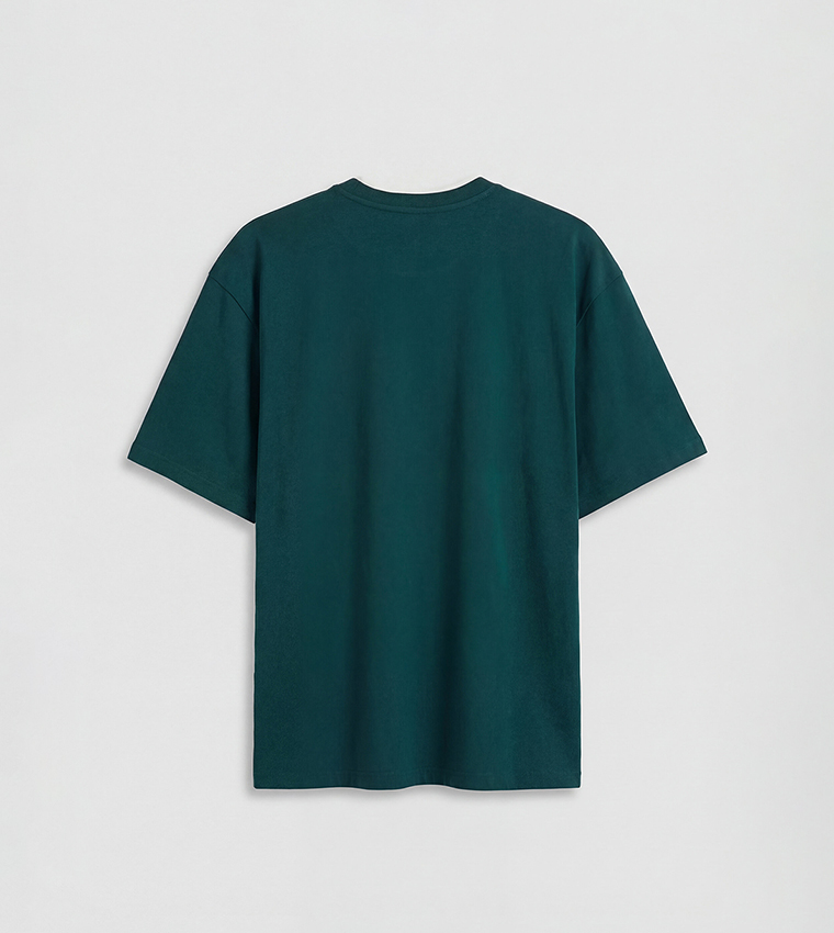 Embroidered Crew Neck T-Shirt