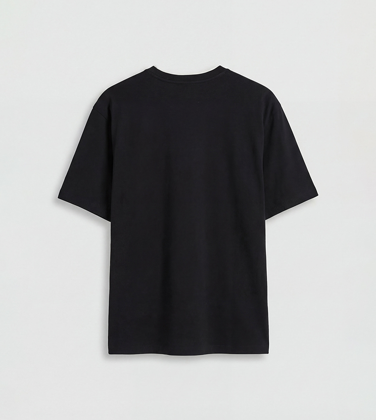 Embroidered Crew Neck T-Shirt