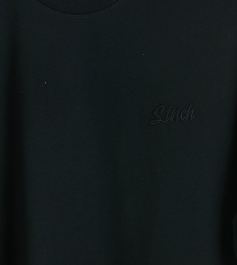Embroidered Crew Neck T-Shirt