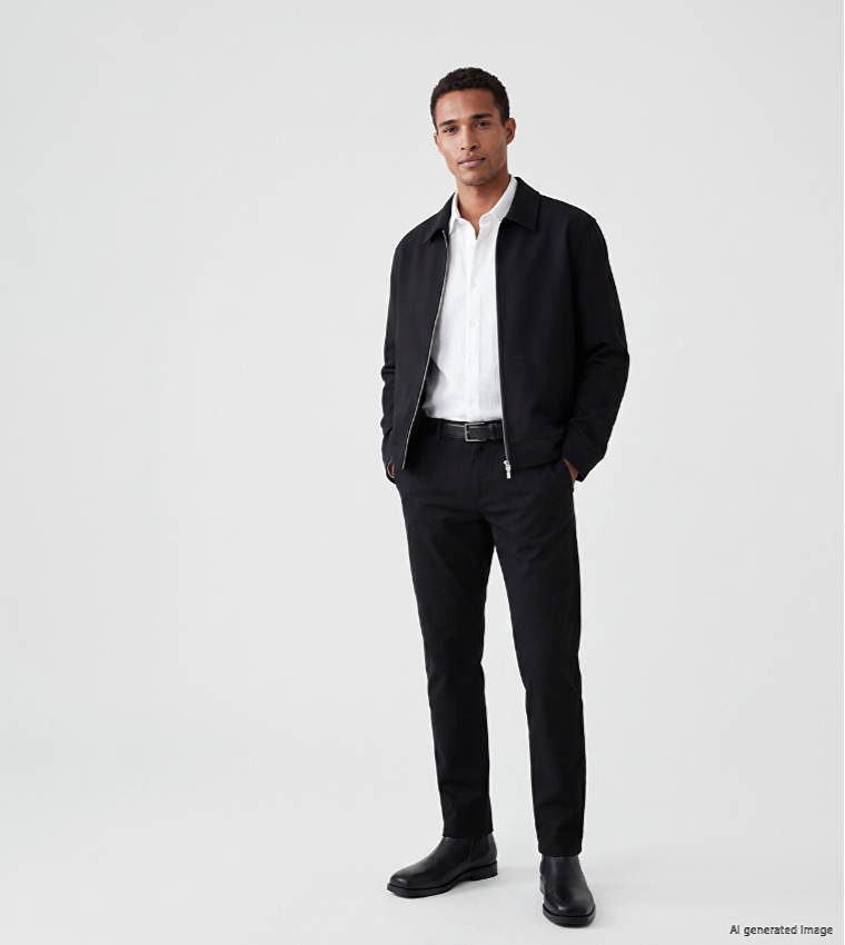 LC Waikiki  Casual Jackets - BLACK Casual Jackets