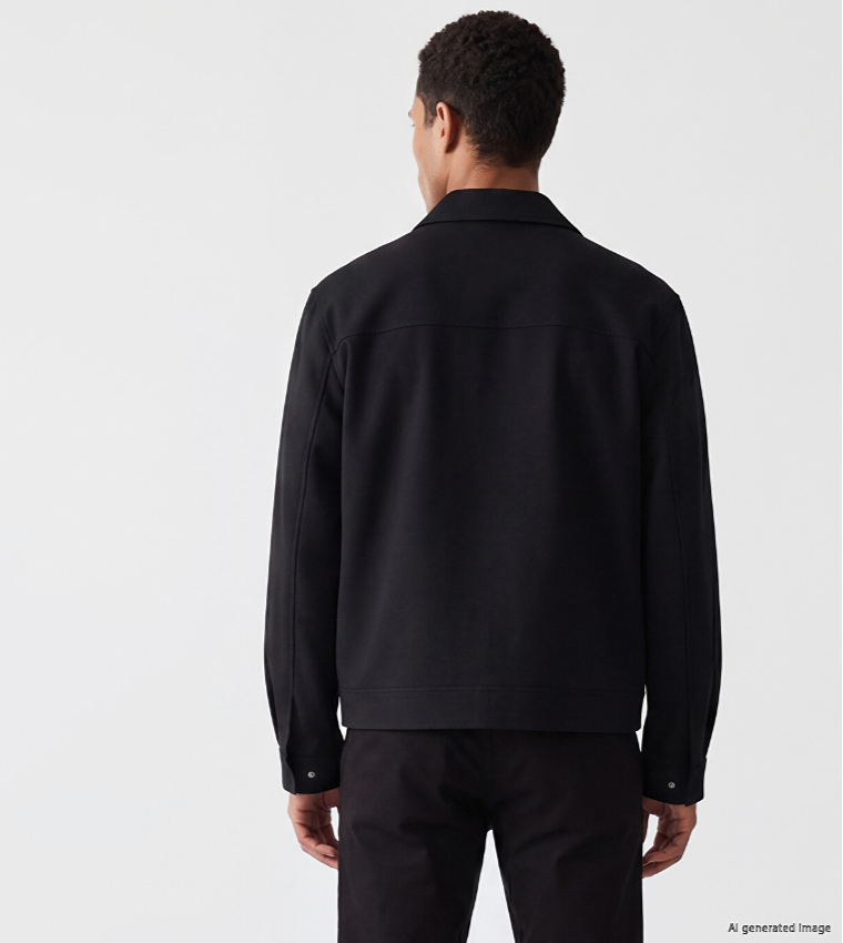 LC Waikiki  Casual Jackets - BLACK Casual Jackets