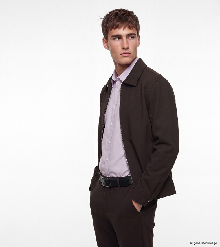 LC Waikiki  Casual Jackets - Brown Casual Jackets