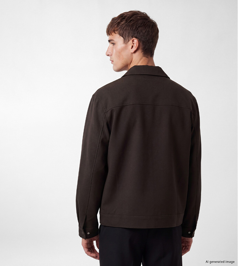 LC Waikiki  Casual Jackets - Brown Casual Jackets
