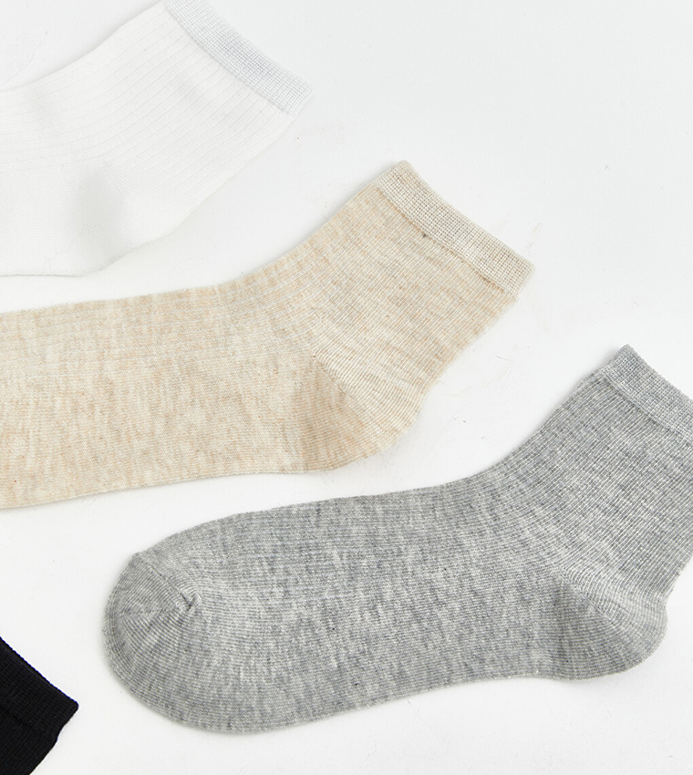 اٍل سي واي كيكي  جوارب للكاحل  - متعدد Ankle Length Socks