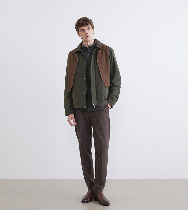 Solid Long Sleeves Jacket