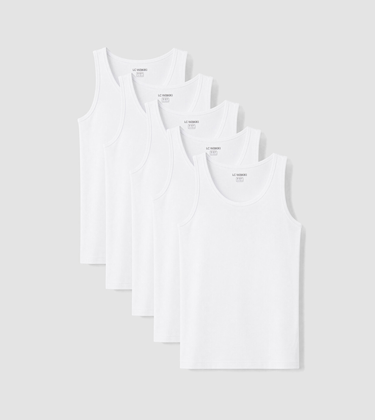 5-Pack Solid Vests