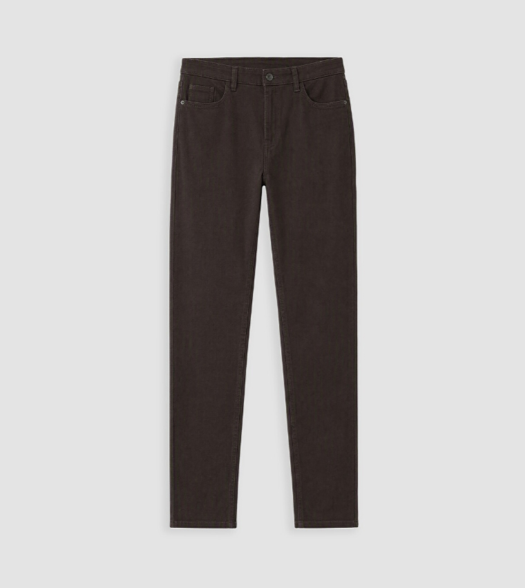 Solid Slim Fit Trousers