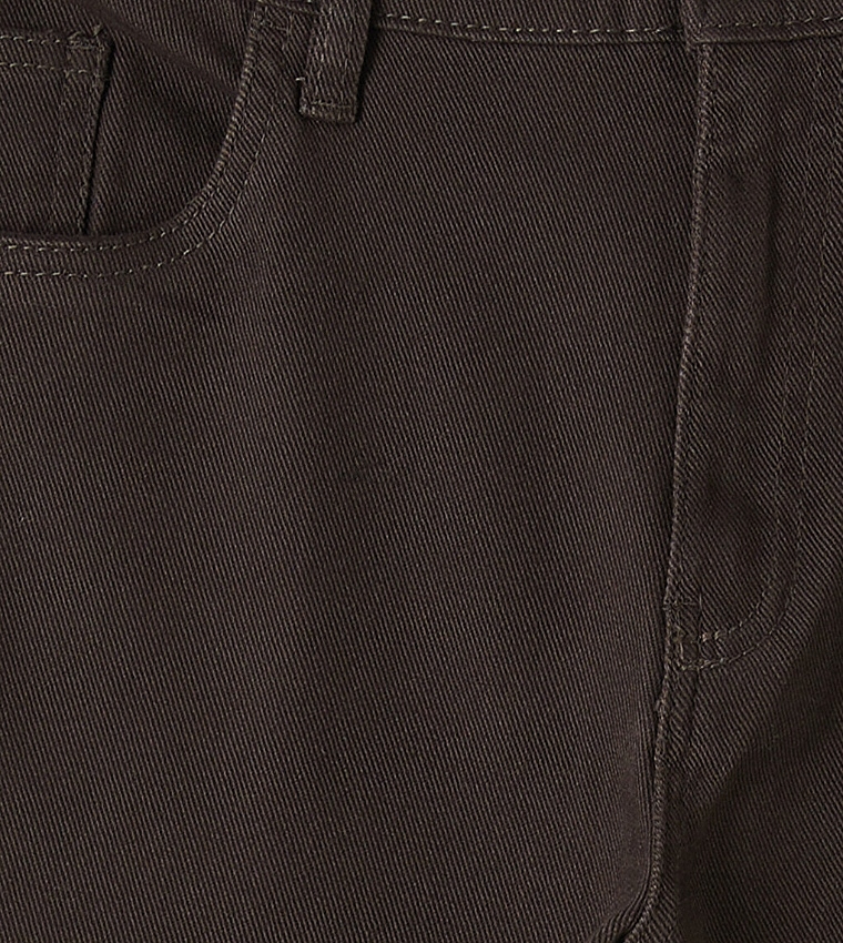 Solid Slim Fit Trousers
