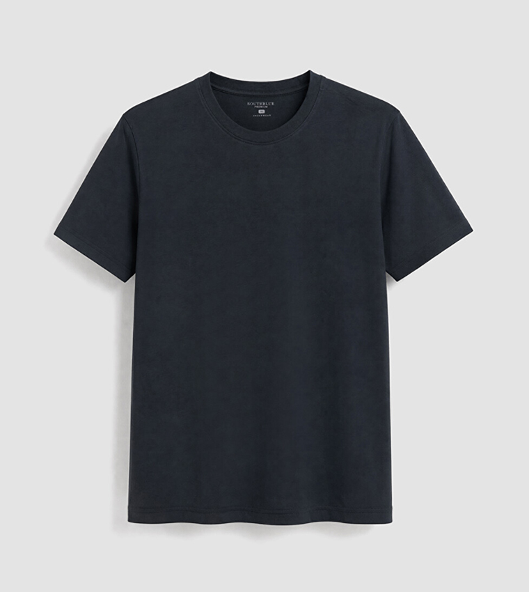 Solid Crew Neck Pyjama Top