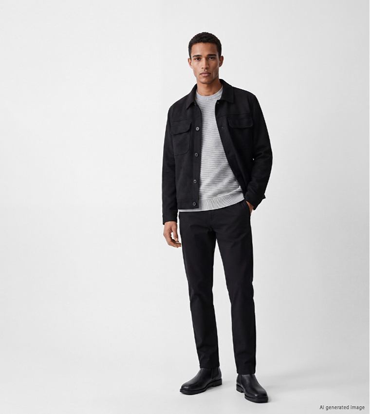 LC Waikiki  Casual Jackets - BLACK Casual Jackets