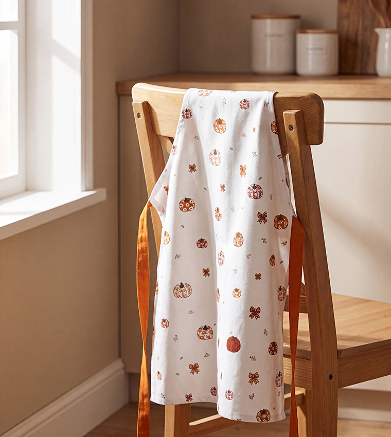 Patterned Kitchen Apron