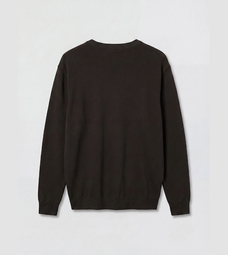 Solid Crew Neck Sweater