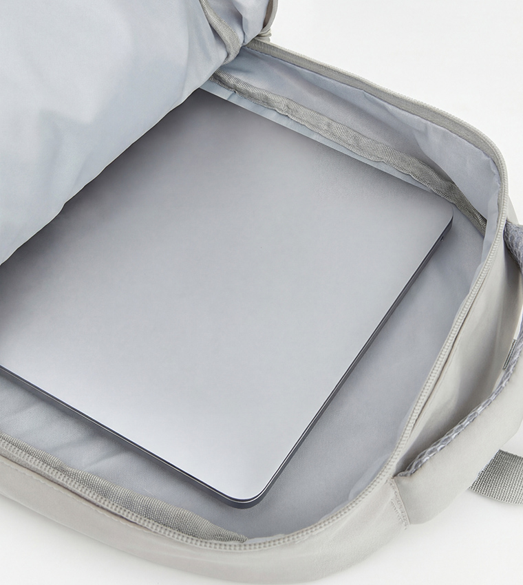 Label Detail Multipocket Backpack