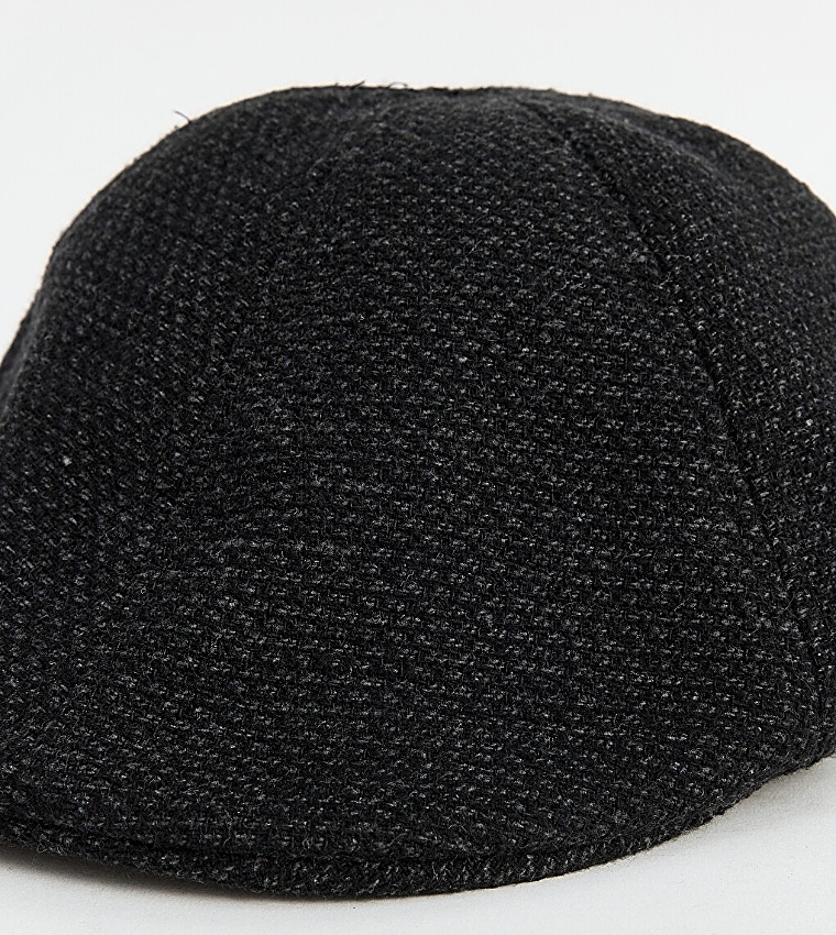 Textured Flat Cap